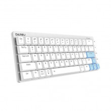 Belaidė mechaninė klaviatūra Dareu EK868 Bluetooth (balta ir mėlyna)