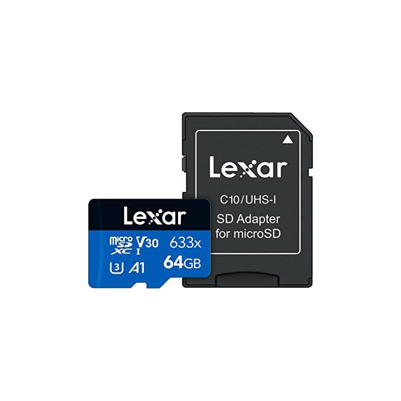 MEMORY MICRO SDXC 64GB UHS-I / W / ADAPTER LSDMI64GBB633A LEXAR