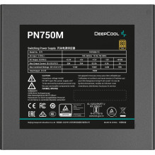 DeepCool PN750M maitinimo blokas 750 W 20+4 kontaktų ATX ATX Black