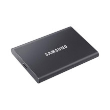 External SSD, SAMSUNG, T7, 4TB, USB 3.2, Write speed 1000 MBytes / sec, Read speed 1050 MBytes / sec, MU-PC4T0T / WW