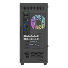 Aigo E330M computer case + 4 argb fans (black)