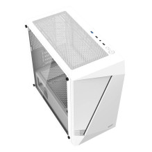 Kompiuterio dėklas Aigo AL390 + RGB ventiliatorius (baltas)