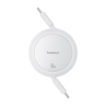 Baseus Free2Pull Mini USB-C į USB-C USB laidas, 60 W, 1, (balta)