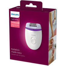 Philips Satinelle Essential BRE225 / 00 Kompaktiškas laidinis epiliatorius