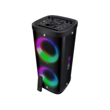 Portable speaker SVEN PS-930, black, power output 2x75W (RMS), TWS, Bluetooth, FM, USB, microSD, LED-display, lithium ba
