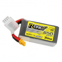Baterija Tattu R-Line 650 mAh 11.1V 95C 3S1P XT30 Lipo