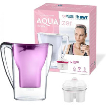 BWT vandens filtravimo ąsotis AQUAlizer Home 2,7l violetinis su magnio vandens filtru