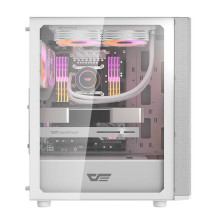 Computer case Darkflash DK360 (white) + 4 fans