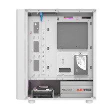 Kompiuterio dėklas Darkflash DK360 (baltas) + 4 ventiliatoriai
