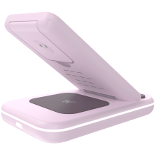 CANYON wireless charger WS-304 15W 3in1 Iced Pink