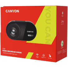 CANYON car recorder DVR25 WQHD 2.5K 1440p Wi-Fi Black