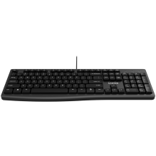 CANYON keyboard KB-50 EN Slim Wired Black
