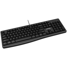 CANYON klaviatūra KB-50 EN Slim Wired Black
