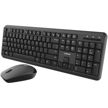 CANYON SET-W20 EN/ HU Keyboard+Mouse Velvet Wireless Black