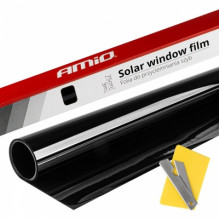 Ultra dark black window tinting foil 0.75x3m 1% amio-02937