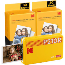 Kodak Mini 2 Era Black 2,1x3,4 + 60lapų