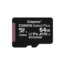 Memory card Kingston Canvas Select Plus MicroSD 64GB (class10 UHS-I 100MB / S)