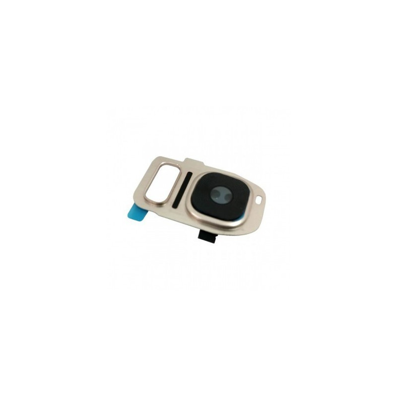 Samsung G930 / G935 S7 Edge lens for camera with frame Gold ORG