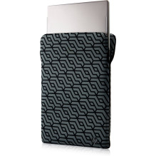 HP Reversible Protective 15.6-inch Geo Laptop Sleeve 15.6&quot; Sleeve case Black, Gray