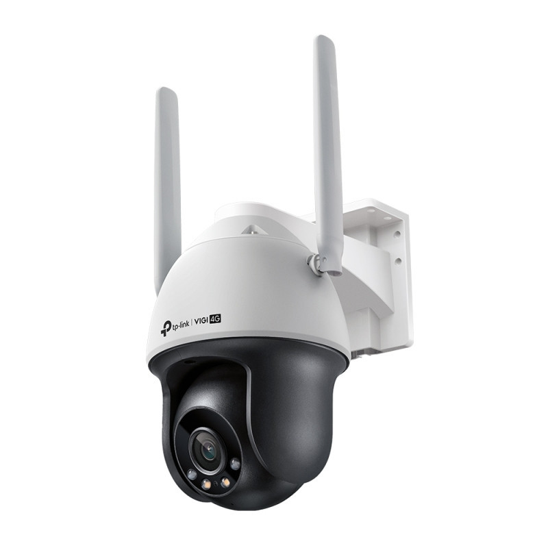 TP-LINK VIGI 4MP Outdoor Full-Color 4G Pan Tilt Network Camera, 4 mm