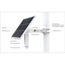 TP-LINK VIGI išmanioji 90 W saulės energijos tiekimo sistema su 30 Ah/ 10,8 V ličio baterija