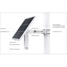 TP-LINK VIGI išmanioji 60 W saulės energijos tiekimo sistema su 20,8 Ah / 10,8 V ličio baterija