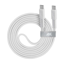 CABLE USB-C TO USB-C 2.1M / WHITE PS6005 WT21 RIVACASE