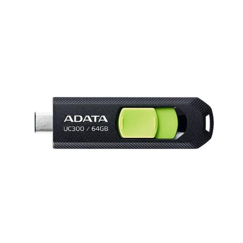 ATMINTIES DISKO BLYSTĖ USB-C 64GB / ACHO-UC300-64G-RBK / GN ADATA