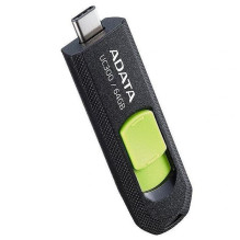 MEMORY DRIVE FLASH USB-C 64GB / ACHO-UC300-64G-RBK / GN ADATA