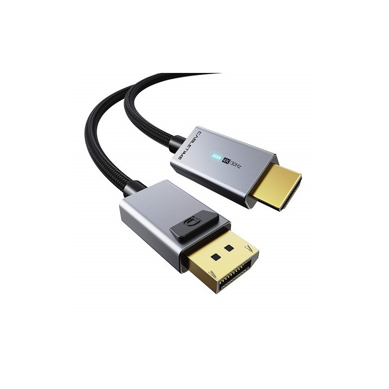 Premium Cable DisplayPort - HDMI, 4K/ 30Hz, 1m