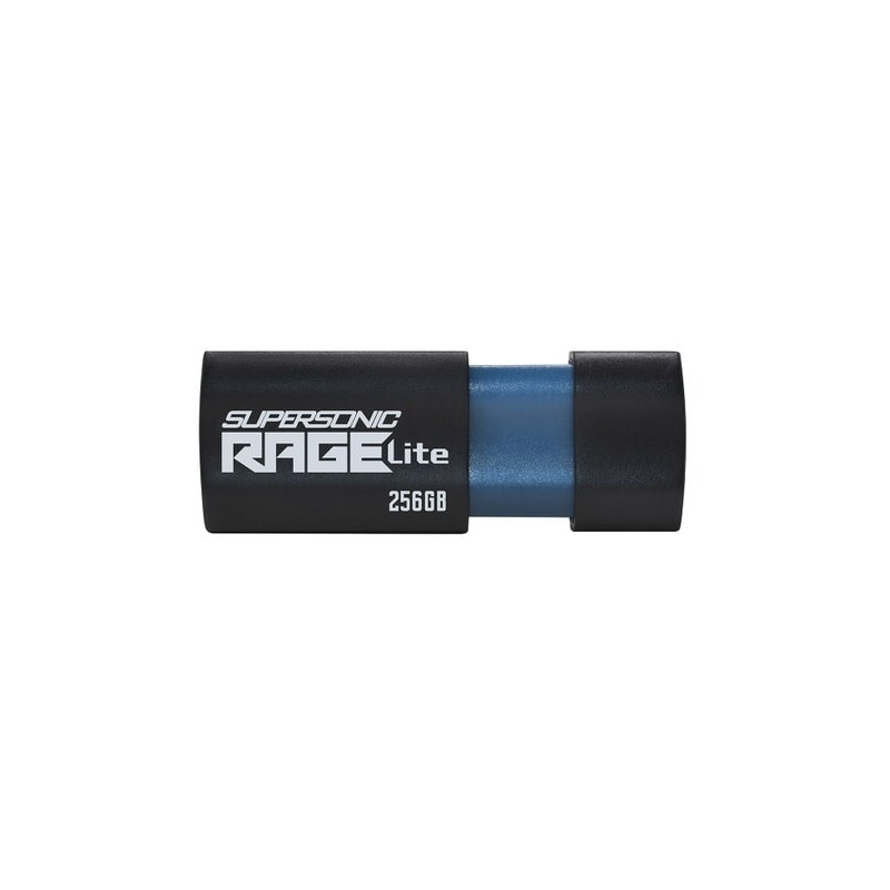 „Flashdrive“ „PATRIOT Rage Lite“ 512 GB 120 MB / S USB 3.2, įtraukiamas juodas (PEF512GRLB32U)