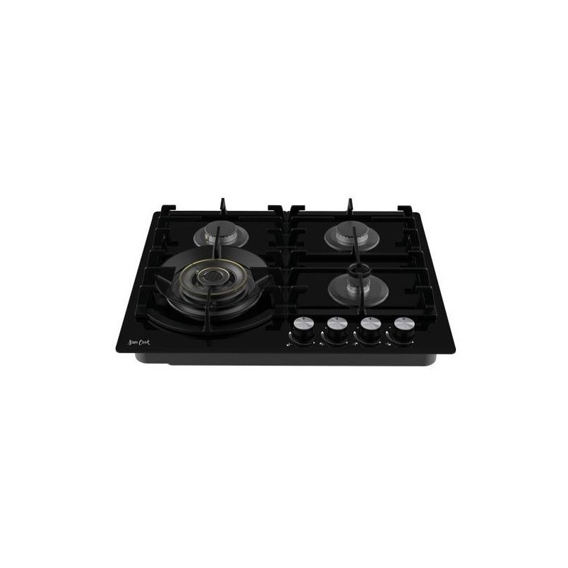 Sam Cook glass gas hob PSC-VH-1060 Black