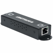 Intellinet Gigabit High-Power PoE+ Extender Repeater, IEEE 802.3at / af Power over Ethernet (PoE+ / PoE), metal