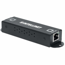 Intellinet Gigabit High-Power PoE+ Extender Repeater, IEEE 802.3at / af Power over Ethernet (PoE+ / PoE), metal