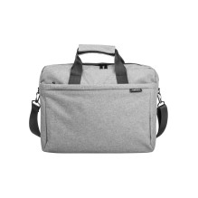 NATEC Mustela notebook case 39.6 cm (15.6&quot;) Messenger case Grey