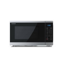 Sharp YC-MG252AE-S microwave Countertop Grill microwave 25 L 900 W Black, Silver