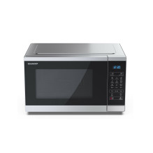 Sharp YC-MG252AE-S microwave Countertop Grill microwave 25 L 900 W Black, Silver