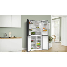 Bosch Serie 4 KMC85LBEA side-by-side refrigerator Freestanding 547 L E Black