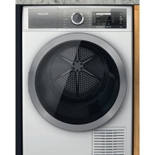 Hotpoint H8 D94WB EU būgninė džiovykla Laisvai pastatoma priekinė apkrova 9 kg A+++ Balta