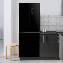 Sam Cook French Door šaldytuvas-šaldiklis 351 l E Black