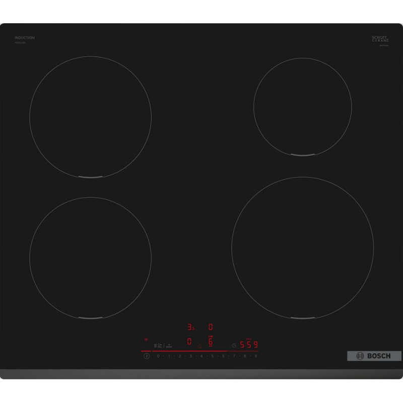 Bosch Serie 6 PIE631HB1E hob Black Built-in 60 cm Zone induction hob 4 zone(s)