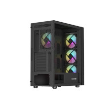 HOUSING GENESIS DIAXID 605 ARGB MIDI TOWER WITH USB-C WINDOW BLACK