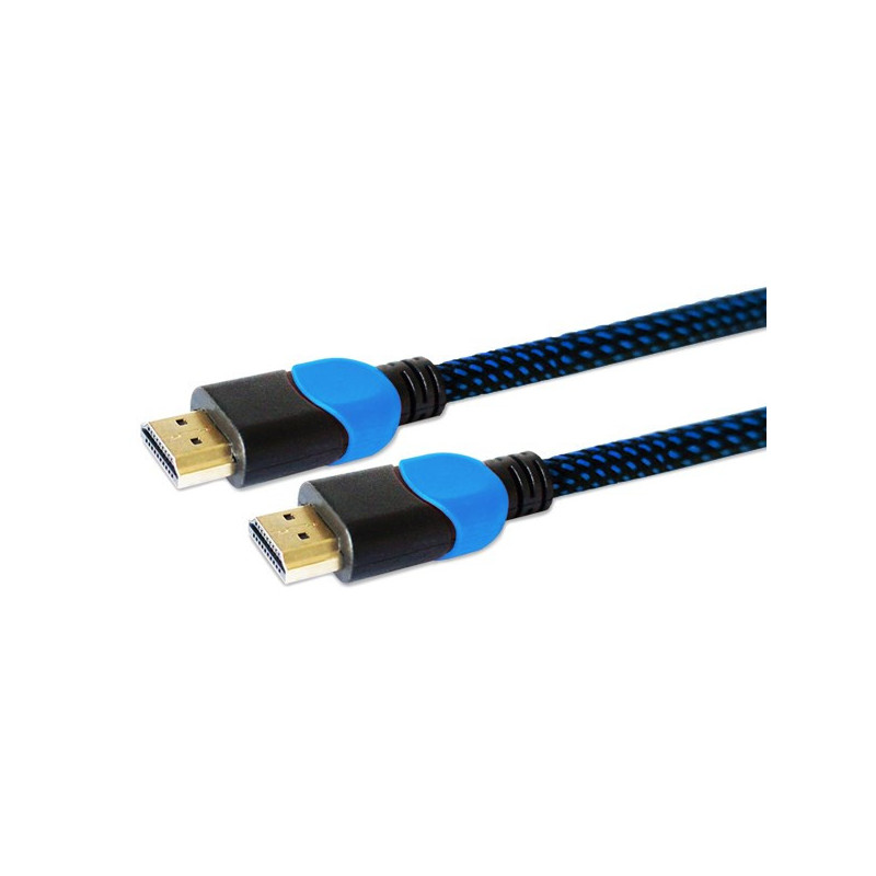 Savio GCL-02 HDMI cable 1.8 m HDMI Type A (Standard) Black,Blue