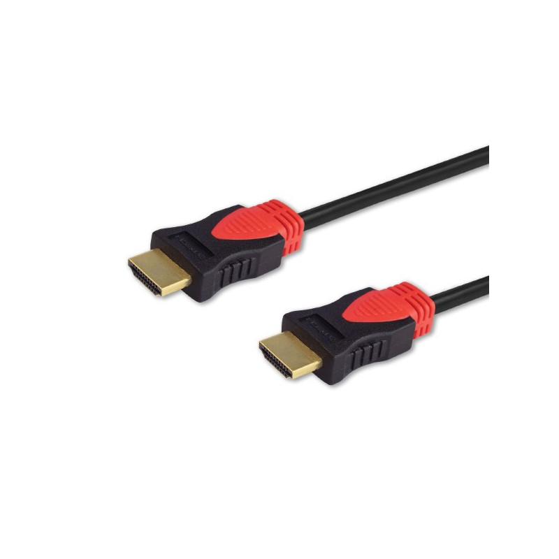 Savio CL-95 HDMI cable 1,5 m HDMI Type A (Standard) Black,Red