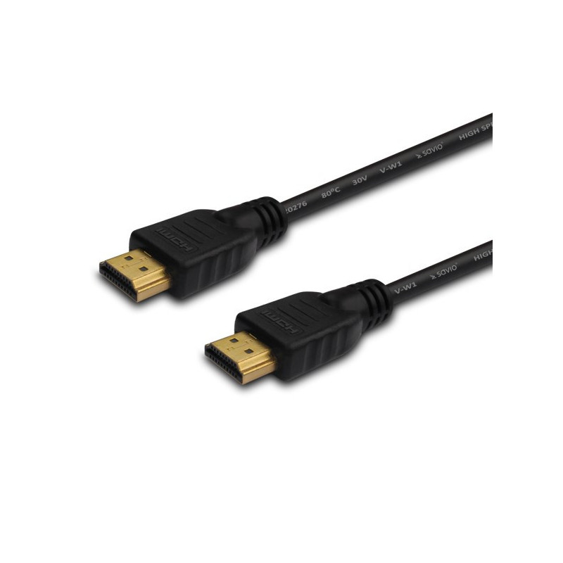 Savio CL-37 HDMI cable 1 m HDMI Type A (Standard) Black