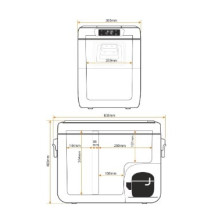 Yolco KX40 CARBON portable compressor refrigerator