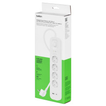 Belkin SRB001VF2M surge protector White 4 AC outlet(s) 2 m