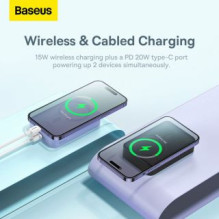 Baseus Baseus Magnetic Mini 20000 mAh 20W Powerbank - black + USB-C / USB-C cable