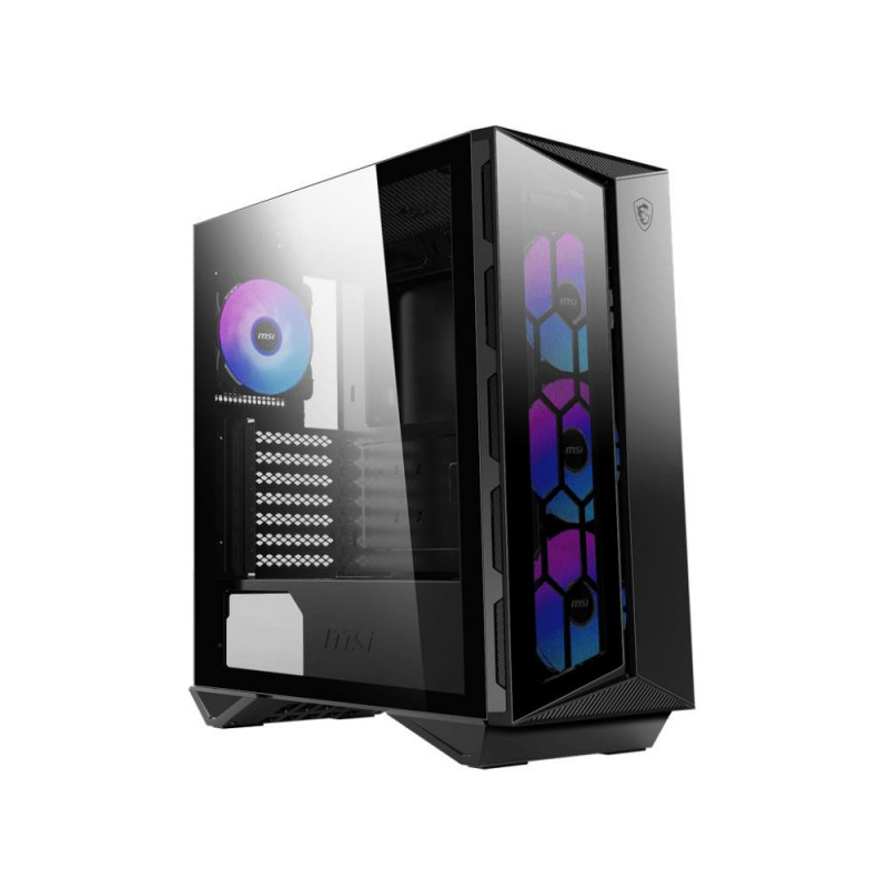 Case MSI MPG GUNGNIR 110R MidiTower Case product features Transparent panel Not included ATX MicroATX MiniITX Colour Bla