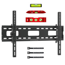 Maclean TV MC-421 Wall Mount Bracket 32&quot;-90&quot; VESA 600x400 80kg Tilting Universal Adjustable Spirit Level Acces